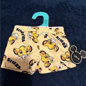 Disney Simba Kids Shorts - Vibrant Yellow